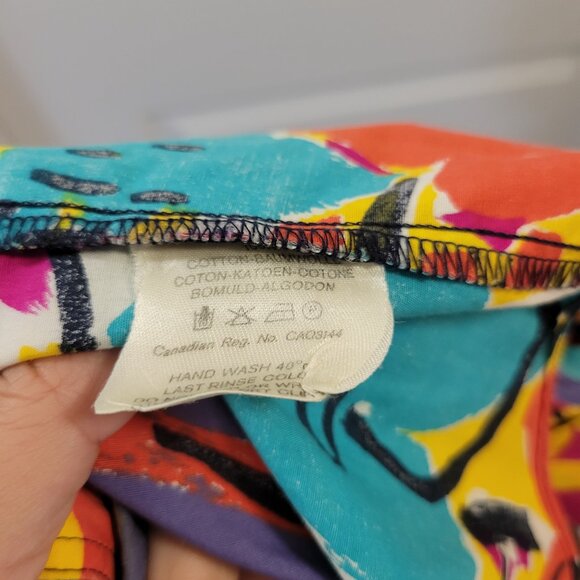 Vintage Retro-Print Vibrant Colourful Jaeger Set - Resortwear - Skirt and Blouse - Picture 12 of 16